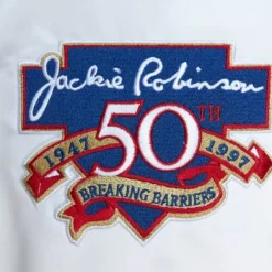 Mitchell & Ness Jackets & Outerwear-Legends Satin Jacket Brooklyn Dodgers Jackie Robinson