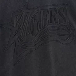 Mitchell & Ness Hoodies & Sweatshirts-Lightweight Fleece S/S Fleece Hoody Philadelphia 76Ers