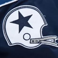 Mitchell & Ness Jackets & Outerwear-Lightweight Satin Bomber Vintage Logo Dallas Cowboys