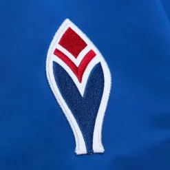 Mitchell & Ness Jackets & Outerwear-Lightweight Satin Bomber Vintage Logo Atlanta Braves