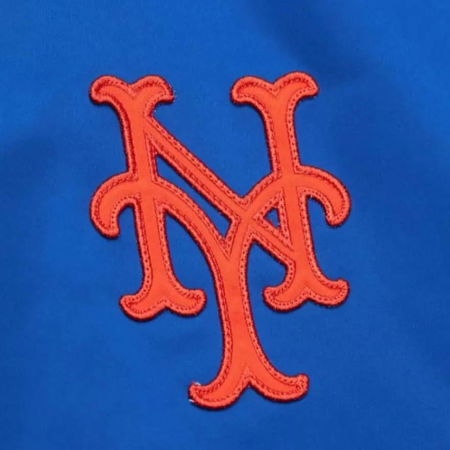 Mitchell & Ness Jackets & Outerwear-Lightweight Satin Bomber Vintage Logo New York Mets
