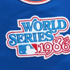 Mitchell & Ness Jackets & Outerwear-Lightweight Satin Bomber Vintage Logo New York Mets