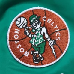 Mitchell & Ness Jackets & Outerwear-Lightweight Satin Bomber Vintage Logo Boston Celtics