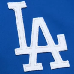 Mitchell & Ness Jackets & Outerwear-Lightweight Satin Bomber Vintage Logo Los Angeles Dodgers