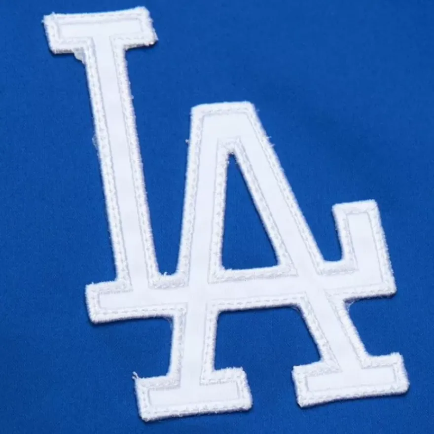 Mitchell & Ness Jackets & Outerwear-Lightweight Satin Bomber Vintage Logo Los Angeles Dodgers