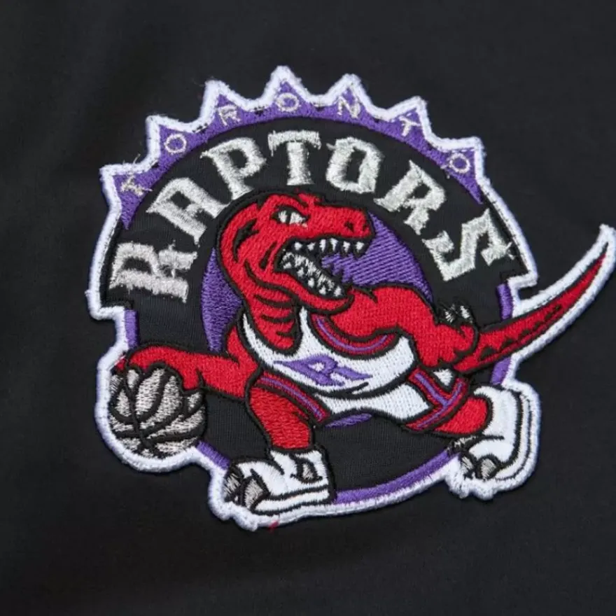 Mitchell & Ness Jackets & Outerwear-Lightweight Satin Bomber Vintage Logo Toronto Raptors