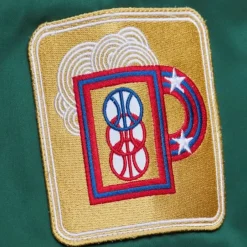 Mitchell & Ness Jackets & Outerwear-Lightweight Satin Bomber Vintage Logo Milwaukee Bucks