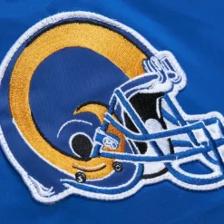 Mitchell & Ness Jackets & Outerwear-Lightweight Satin Bomber Vintage Logo Los Angeles Rams