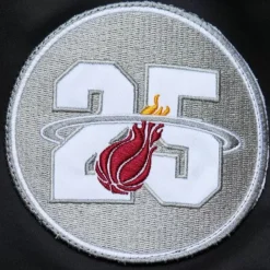 Mitchell & Ness Jackets & Outerwear-Lightweight Satin Bomber Vintage Logo Miami Heat