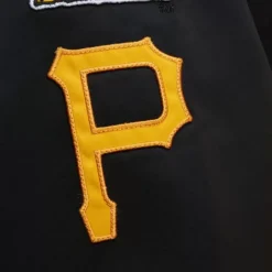 Mitchell & Ness Jackets & Outerwear-Lightweight Satin Bomber Vintage Logo Pittsburgh Pirates