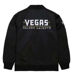 Mitchell & Ness Jackets & Outerwear-Lightweight Satin Bomber Current Logo Vegas Golden Knights