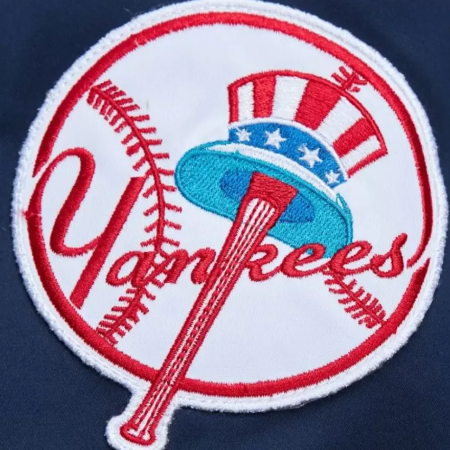Mitchell & Ness Jackets & Outerwear-Lightweight Satin Bomber Vintage Logo New York Yankees
