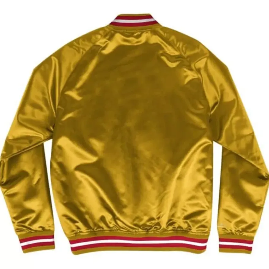 Mitchell & Ness Jackets & Outerwear-Lightweight Satin Jacket San Francisco 49Ers
