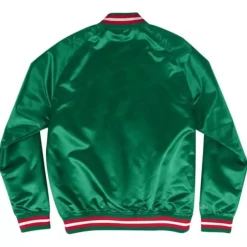Mitchell & Ness Jackets & Outerwear-Lightweight Satin Jacket Milwaukee Bucks