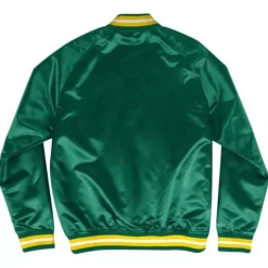 Mitchell & Ness Jackets & Outerwear-Lightweight Satin Jacket Oakland Athletics