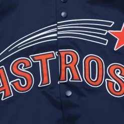 Mitchell & Ness Jackets & Outerwear-Lightweight Satin Jacket Houston Astros