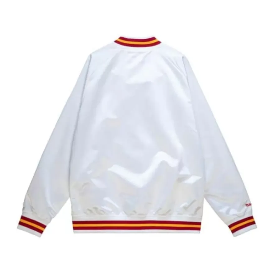 Mitchell & Ness Jackets & Outerwear-Lightweight Satin Jacket Atlanta Hawks