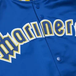Mitchell & Ness Jackets & Outerwear-Lightweight Satin Jacket Seattle Mariners