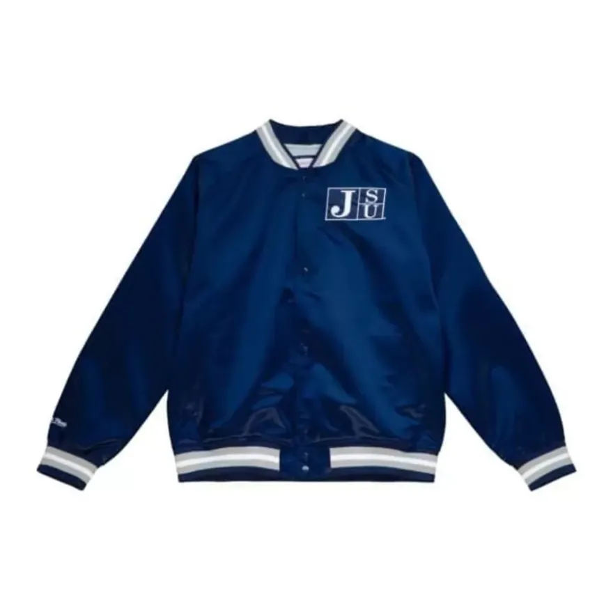 Mitchell & Ness Jackets & Outerwear-Lightweight Satin Jacket Jackson State University