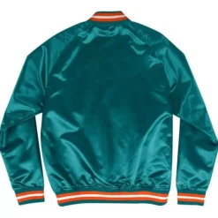 Mitchell & Ness Jackets & Outerwear-Lightweight Satin Jacket Miami Dolphins
