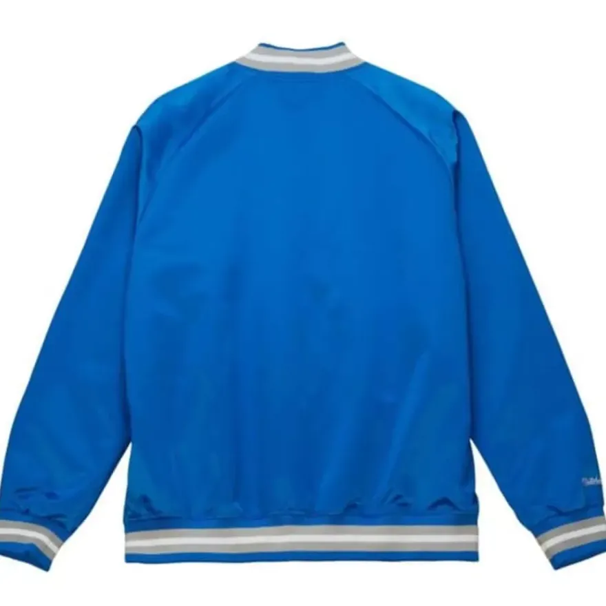 Mitchell & Ness Jackets & Outerwear-Lightweight Satin Jacket Detroit Lions