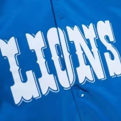 Mitchell & Ness Jackets & Outerwear-Lightweight Satin Jacket Detroit Lions