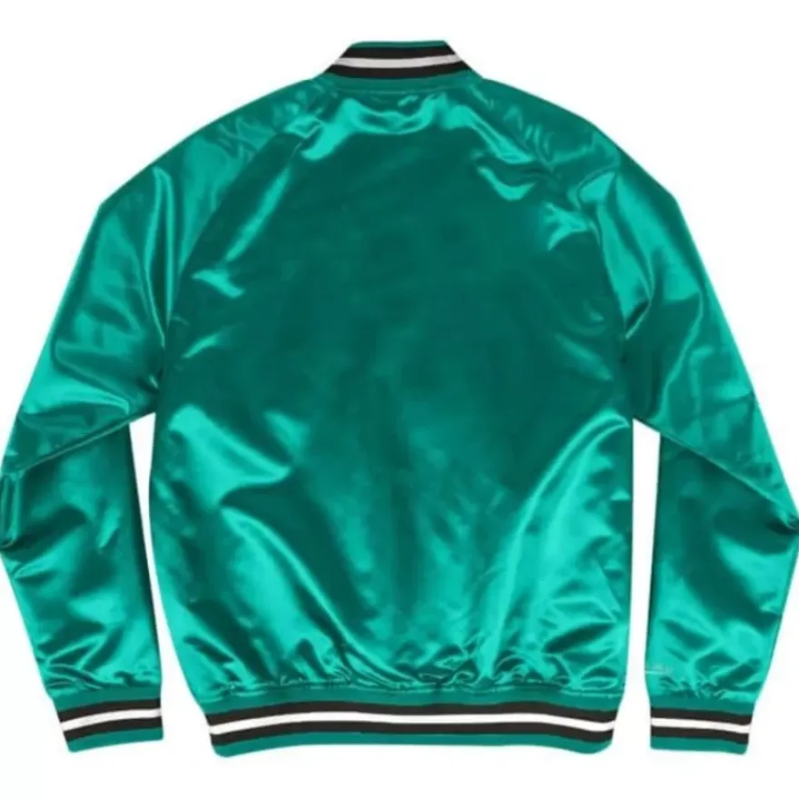 Mitchell & Ness Jackets & Outerwear-Lightweight Satin Jacket Boston Celtics