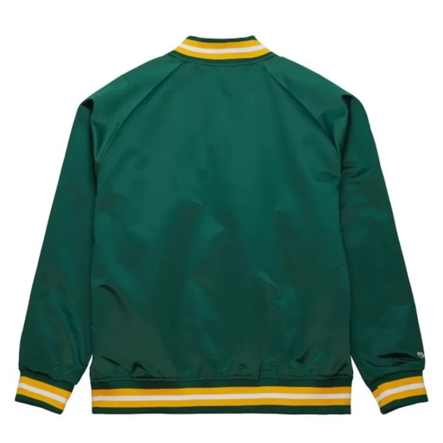 Mitchell & Ness Jackets & Outerwear-Lightweight Satin Jacket Seattle Supersonics