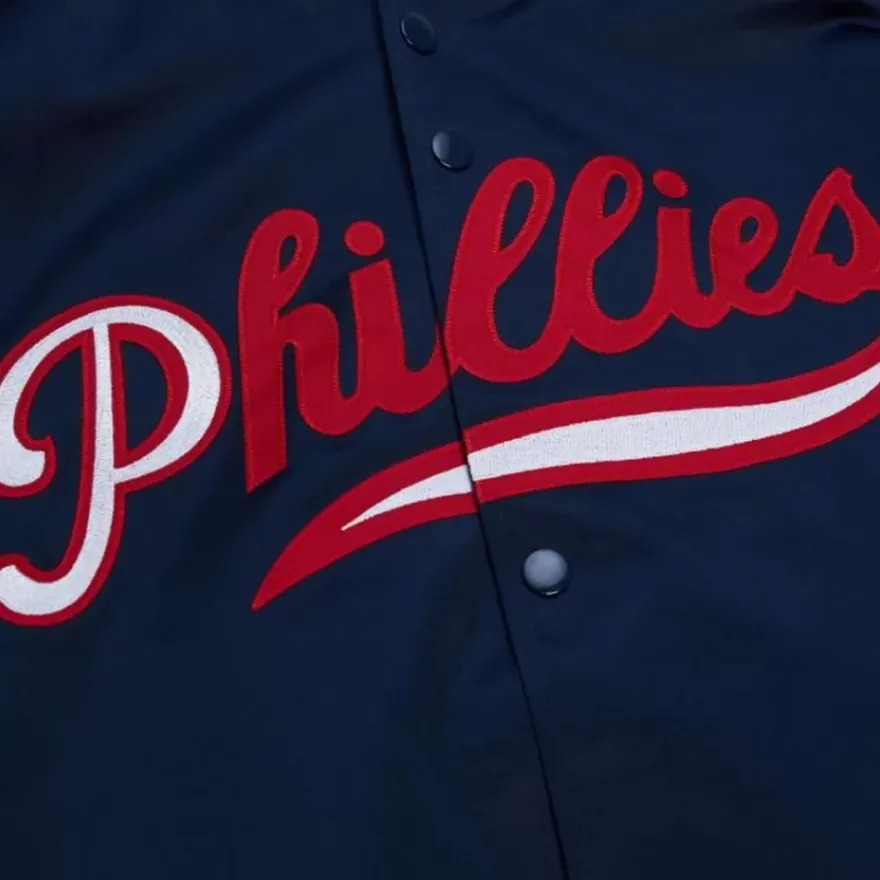 Mitchell & Ness Jackets & Outerwear-Lightweight Satin Jacket Philadelphia Phillies