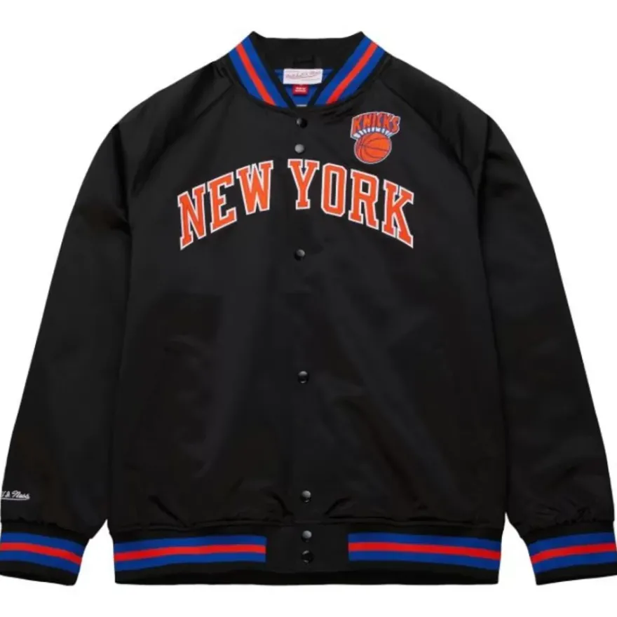 Mitchell & Ness Jackets & Outerwear-Lightweight Satin Jacket New York Knicks