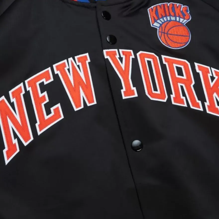 Mitchell & Ness Jackets & Outerwear-Lightweight Satin Jacket New York Knicks