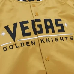 Mitchell & Ness Jackets & Outerwear-Lightweight Satin Jacket Current Logo Vegas Golden Knights