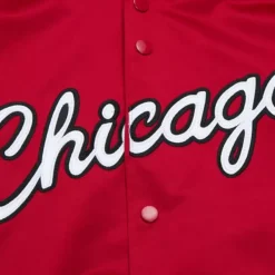 Mitchell & Ness Jackets & Outerwear-Lightweight Satin Jacket Chicago Bulls