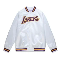 Mitchell & Ness Jackets & Outerwear-Lightweight Satin Jacket Los Angeles Lakers