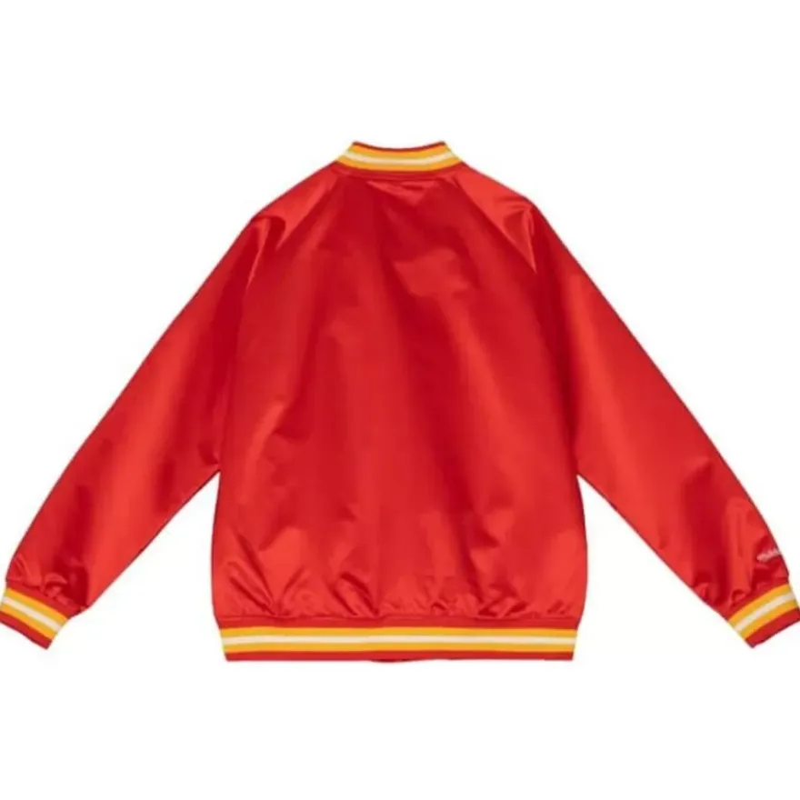 Mitchell & Ness Jackets & Outerwear-Lightweight Satin Jacket Calgary Flames