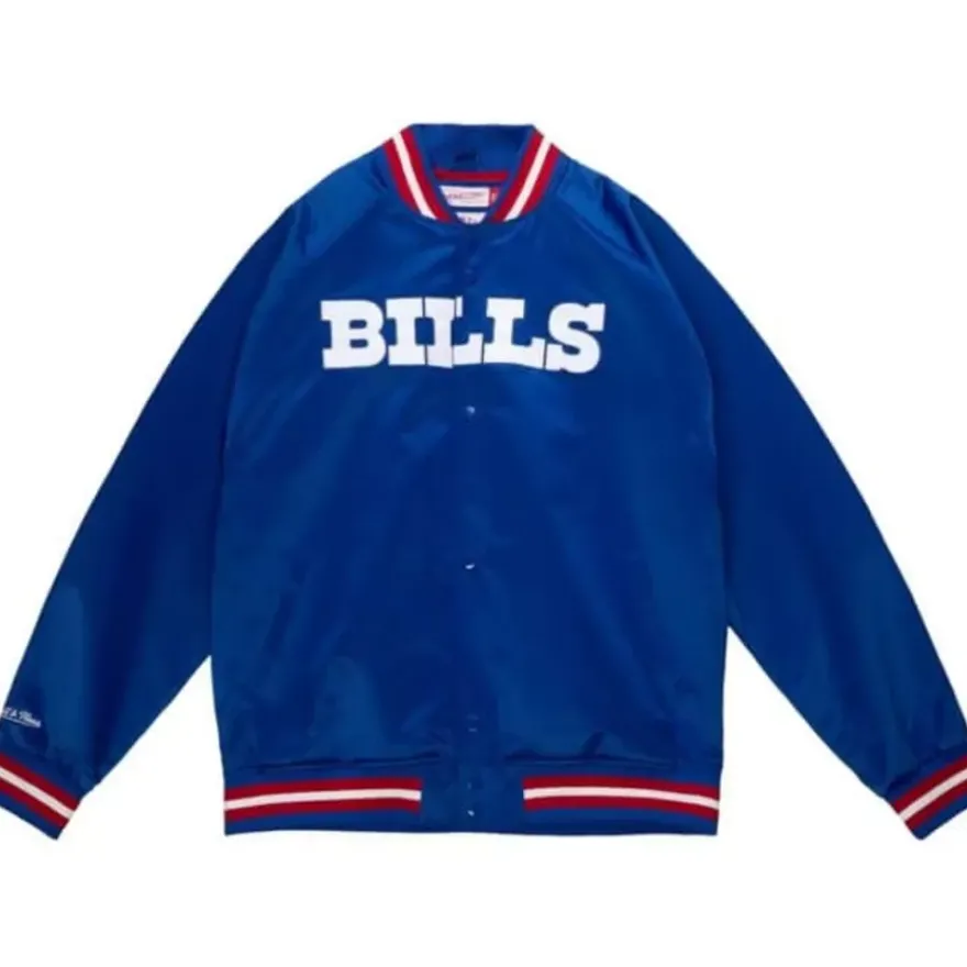 Mitchell & Ness Jackets & Outerwear-Lightweight Satin Jacket Buffalo Bills