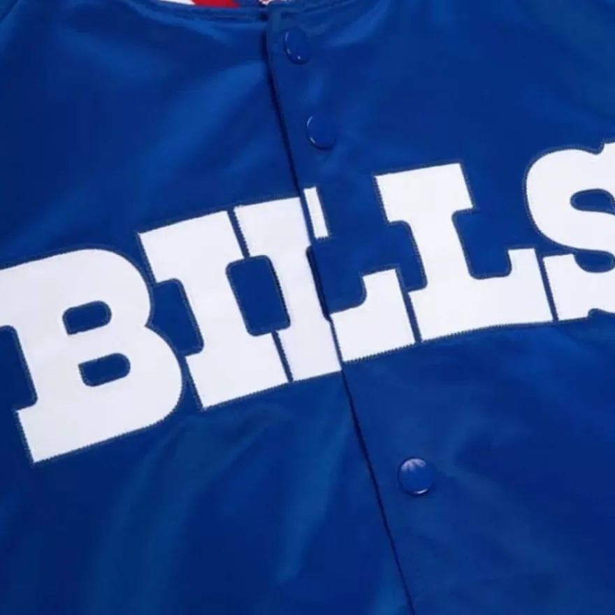 Mitchell & Ness Jackets & Outerwear-Lightweight Satin Jacket Buffalo Bills