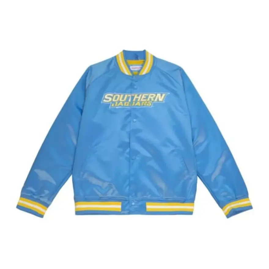 Mitchell & Ness Jackets & Outerwear-Lightweight Satin Jacket Southern University And A&M College