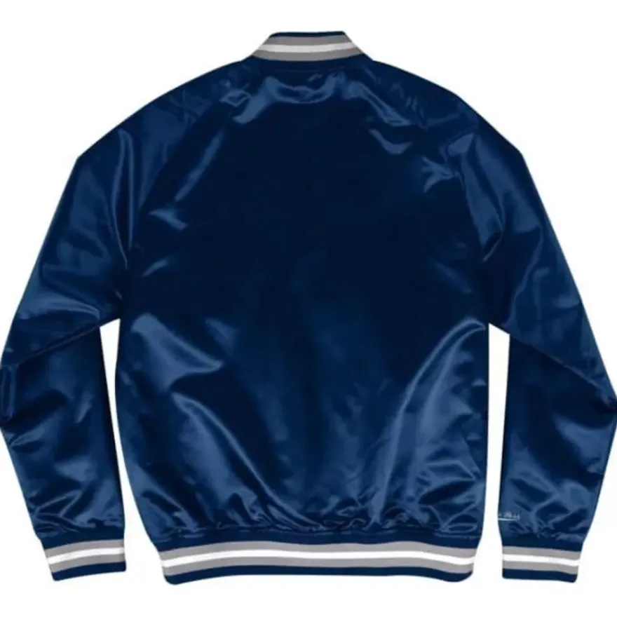 Mitchell & Ness Jackets & Outerwear-Lightweight Satin Jacket Georgetown University