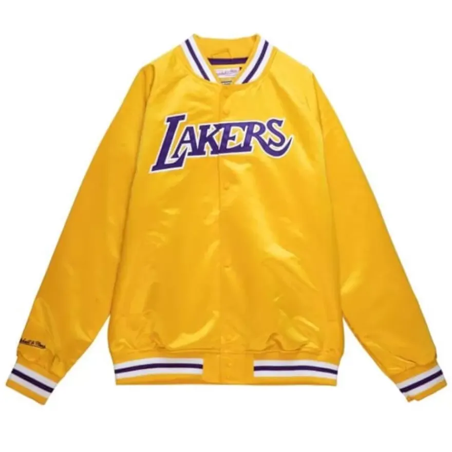 Mitchell & Ness Jackets & Outerwear-Lightweight Satin Jacket Los Angeles Lakers
