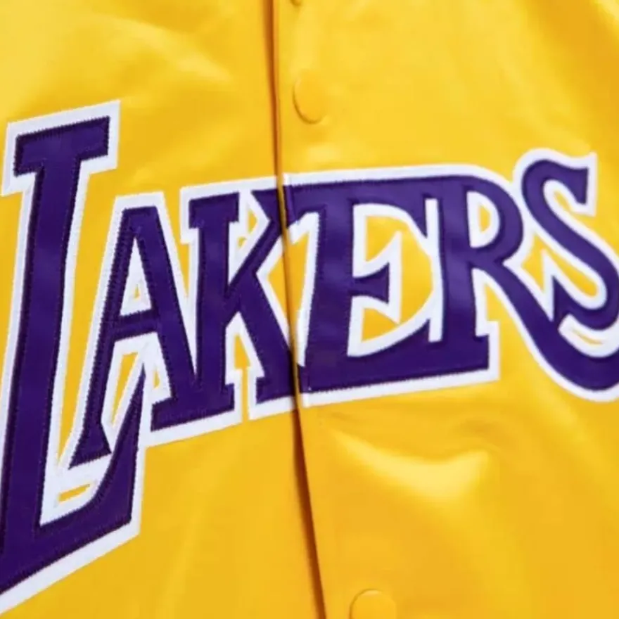 Mitchell & Ness Jackets & Outerwear-Lightweight Satin Jacket Los Angeles Lakers