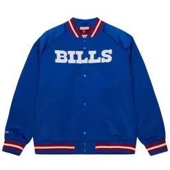Mitchell & Ness Jackets & Outerwear-Lightweight Satin Jacket Buffalo Bills
