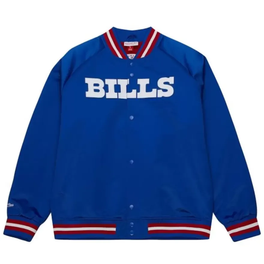 Mitchell & Ness Jackets & Outerwear-Lightweight Satin Jacket Buffalo Bills