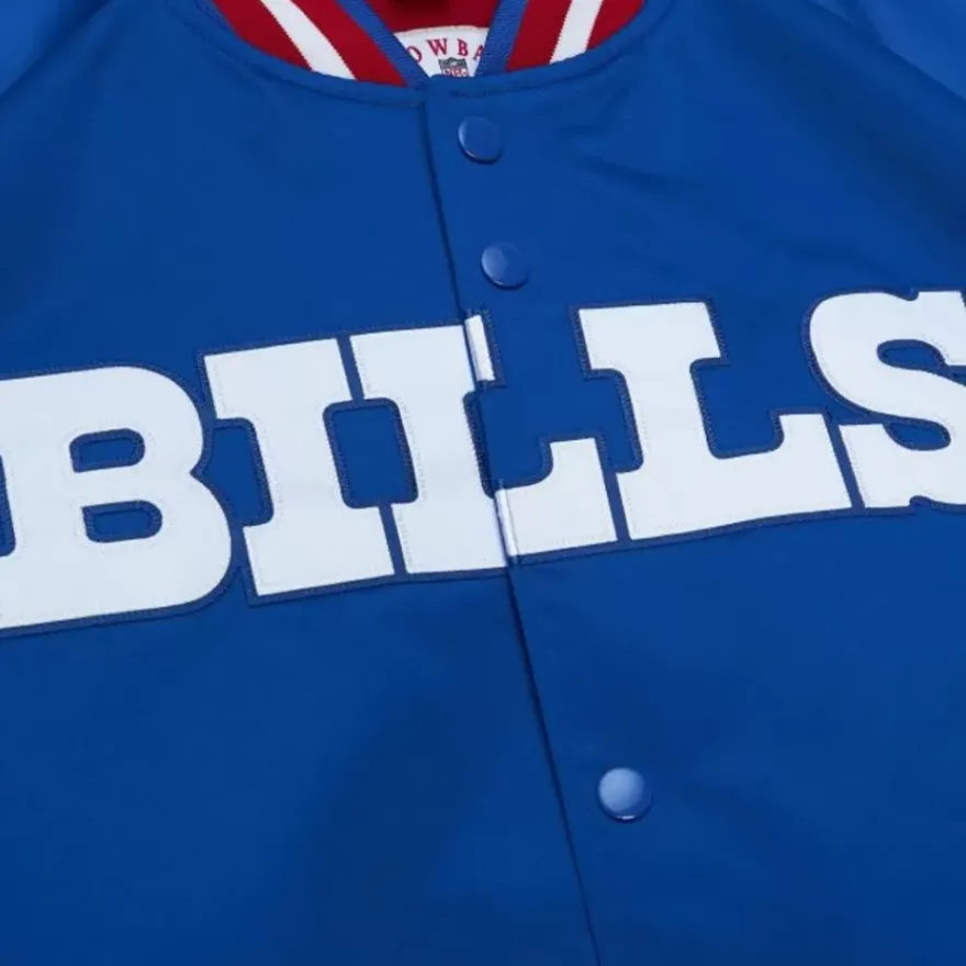 Mitchell & Ness Jackets & Outerwear-Lightweight Satin Jacket Buffalo Bills