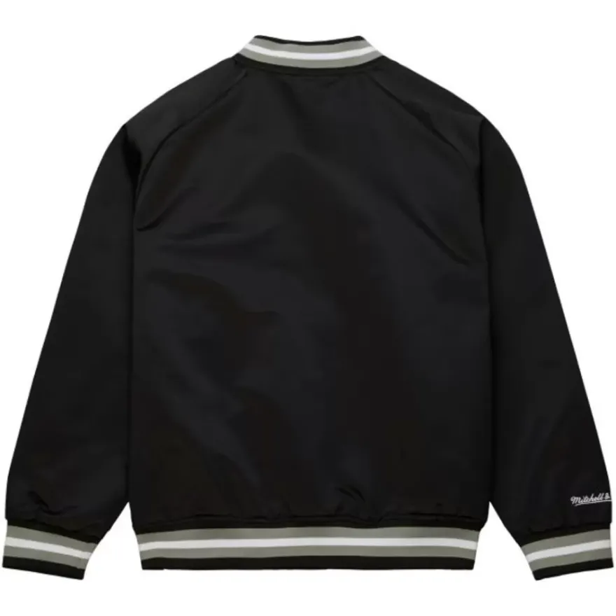 Mitchell & Ness Jackets & Outerwear-Lightweight Satin Jacket Current Logo Los Angeles Kings