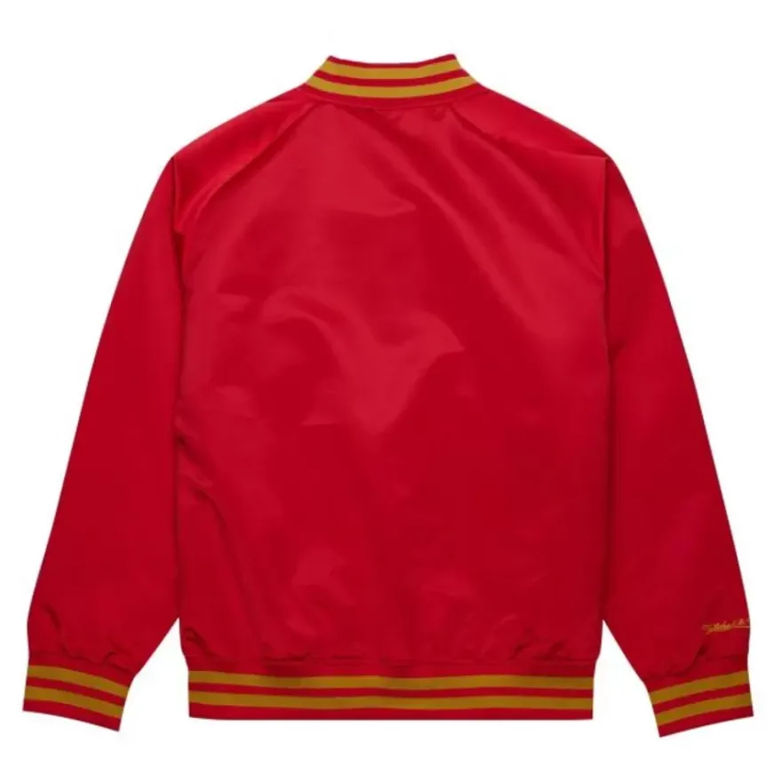 Mitchell & Ness Jackets & Outerwear-Lightweight Satin Jacket San Francisco 49Ers