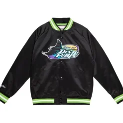 Mitchell & Ness Jackets & Outerwear-Lightweight Satin Jacket Tampa Bay Rays