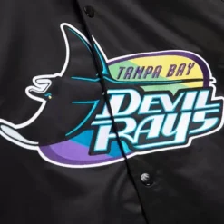 Mitchell & Ness Jackets & Outerwear-Lightweight Satin Jacket Tampa Bay Rays
