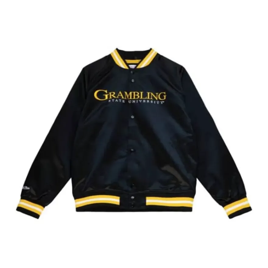 Mitchell & Ness Jackets & Outerwear-Lightweight Satin Jacket Grambling State University