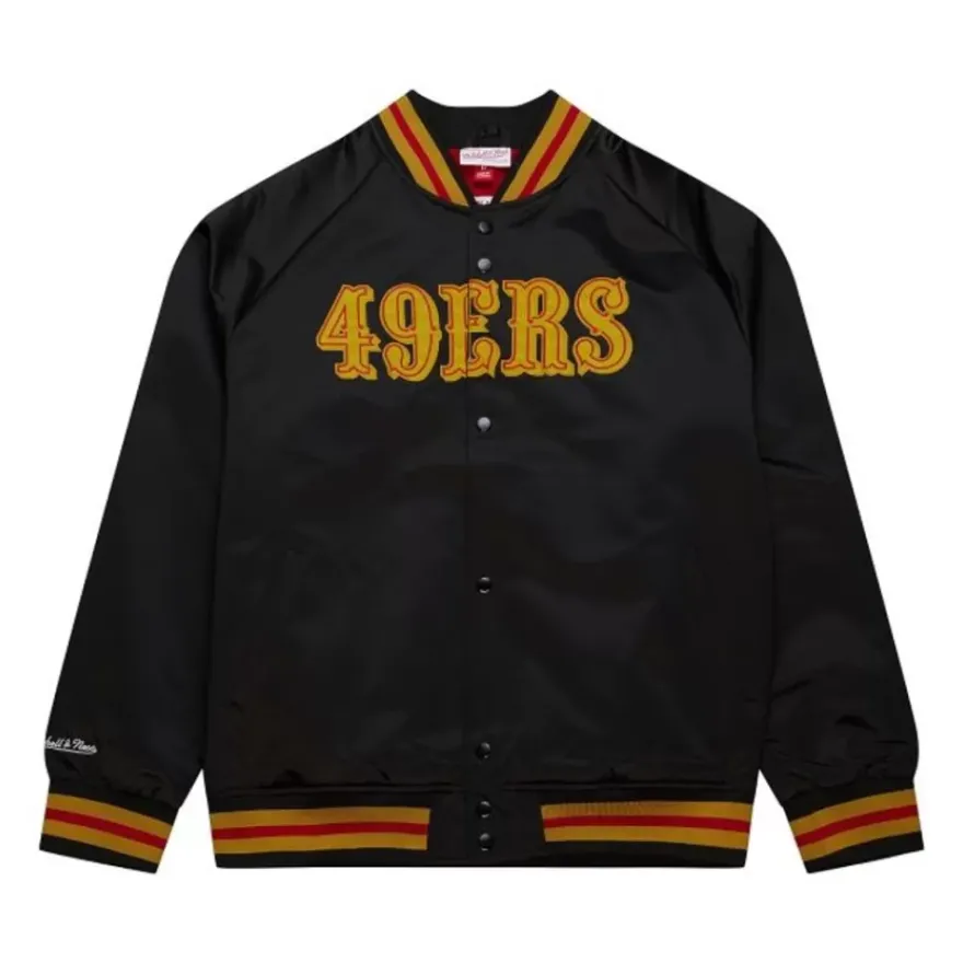 Mitchell & Ness Jackets & Outerwear-Lightweight Satin Jacket San Francisco 49Ers